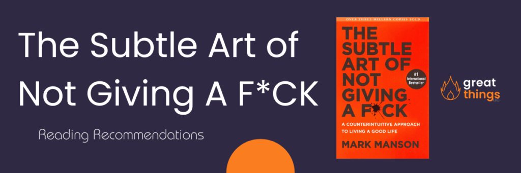 The Subtle Art of Not Giving a F*ck Book Cover