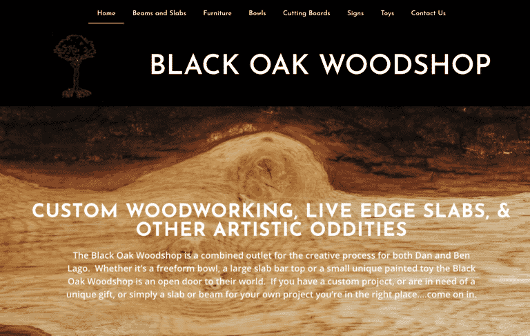 Blackoakworkshop.com another site by Great Things LLC