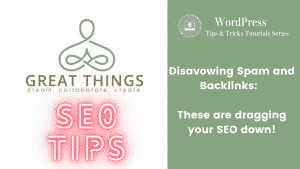 SPAM, disavowing backlinks