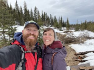 Josh Meeder and Katy Jo Holton in Alaska