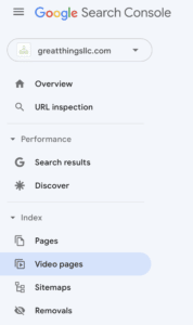 Google Video Inspector