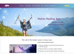 Holton Healing Arts Website design and maintenance from Great Things LLC