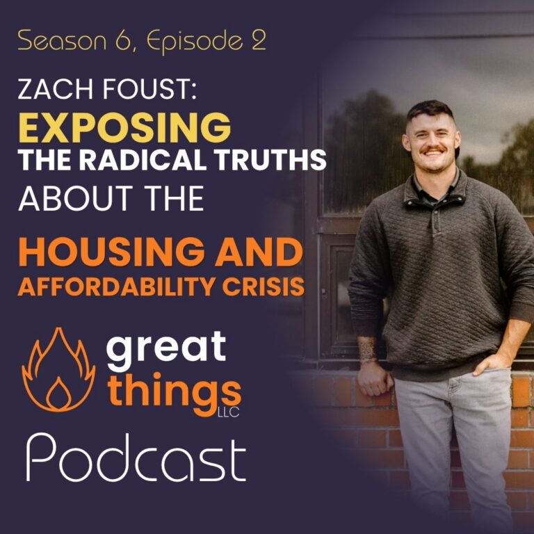 Zach Foust discussing the American housing affordability crisis, inflation, mortgage rates, and Federal Reserve policy